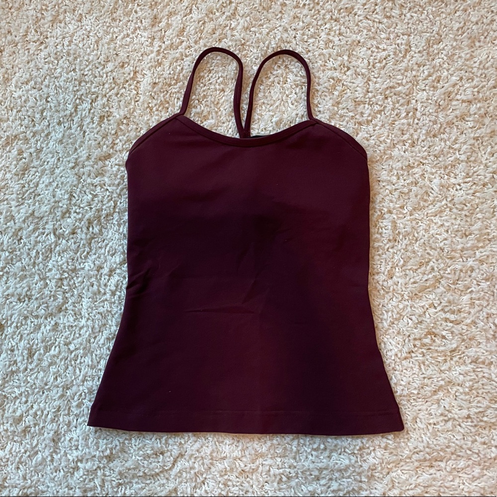 Power Y Tank (Maroon)